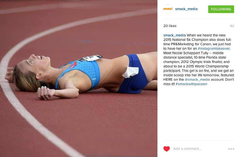 SMACK! Media Instagram Takeover: PR Pro And National Champion Nicole Tully