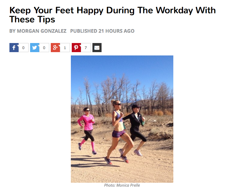 Keep Your Feet Happy During The Workday With These Tips (Women’s Running)
